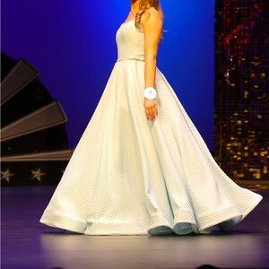 GORGEOUS light blue ballgown!! Pink by Alexia Designs.